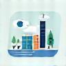 Icon representing strategic planning and mapping